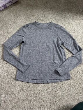 LULULEMON Grey Long Sleeve Top 4/XS